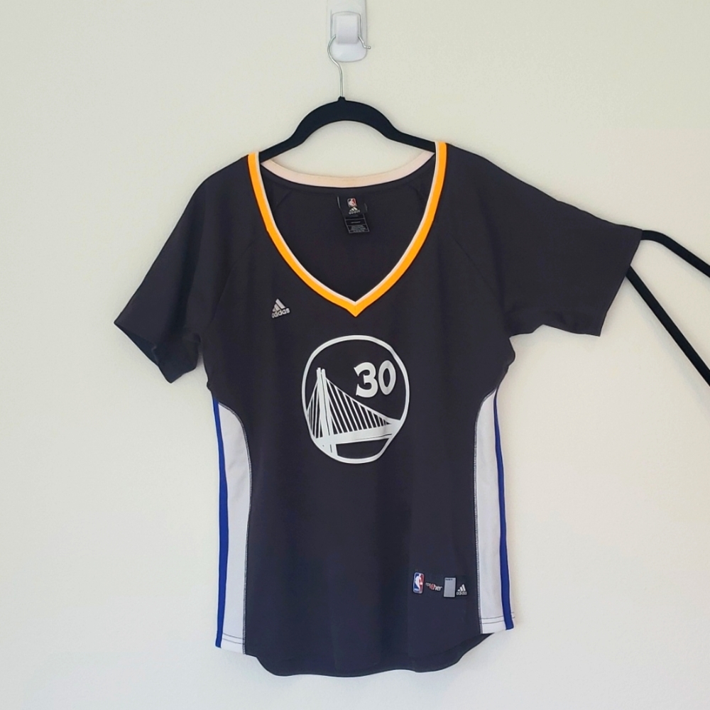 NBA Golden State Warriors Steph Curry Short-Sleeve Jersey by Adidas